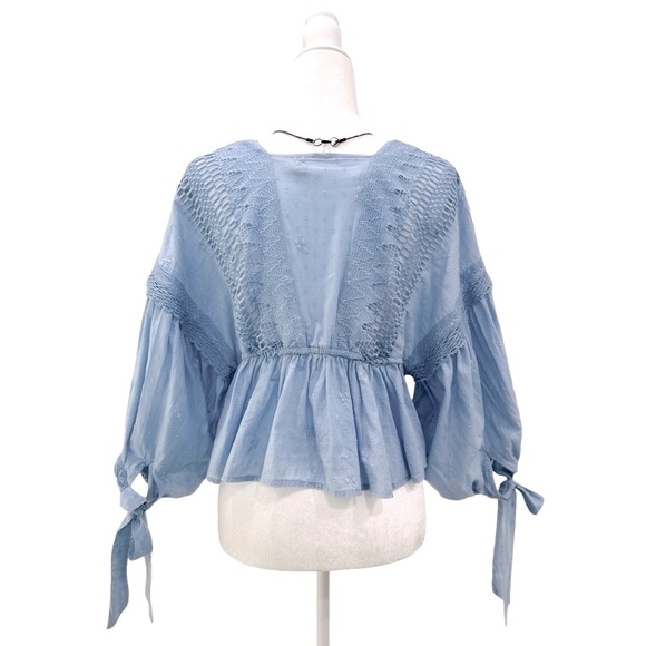 Free People Drive You Mad Blouse XS - Picture 6 of 12